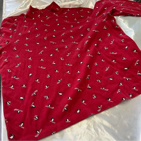 Plus size 3X  Holiday Penguin and Winter Scene Shirts. SET OF 2 SHIRTS - Picture 12 of 16